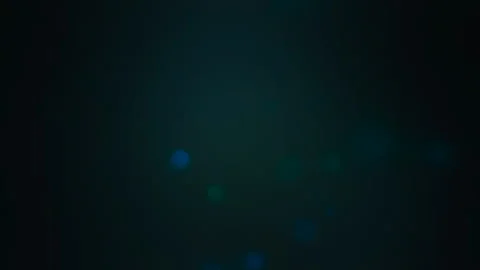 Abstract Blurry Blue Bubbles Floating Around On Black Background. Motion 4K. Stock Footage 278297275