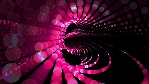 Abstract blurry bokeh background. Bubbles light particles on dark background Stock Footage 337758236