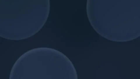 Abstract blurry circles on dark gray seamless loop background. 4K. Vídeo Stock 309701145