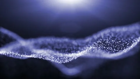 Abstract blurry dots waves pattern Видео 130502176