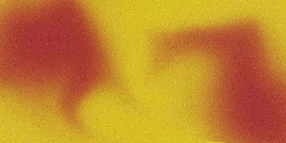 Abstract blurry gradient background with a red and yellow color blend. Stock Illustration