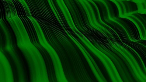 Abstract blurry green waves with lines pattern Vídeos de archivo 121649352
