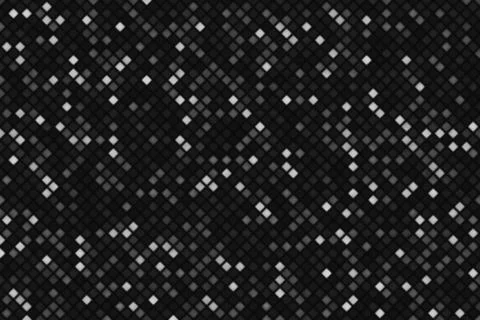 Abstract blurry illustration with small blocks and squares. Stock-Illustration