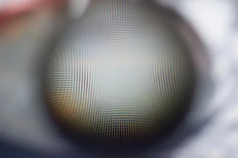 Abstract blurry image of a circle Illustrazione stock