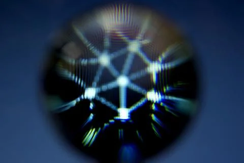 Abstract blurry image of a circle Stock Photos
