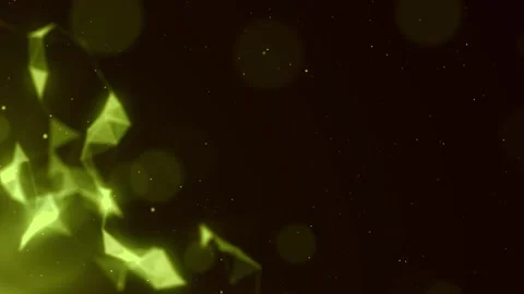 Abstract blurry lines, dots and triangles motion copy space animation background Stock Footage 252892735