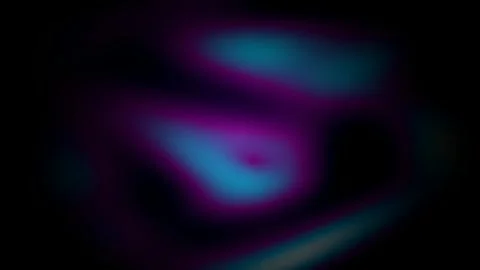 Abstract blurry neon liquid fluid on black background loop animation 動画素材 338398043
