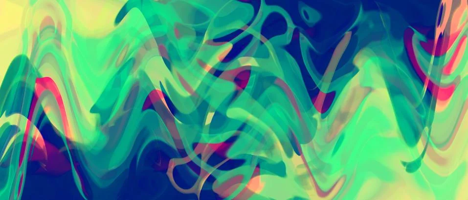 Abstract blurry paint pattern Illustrazione stock