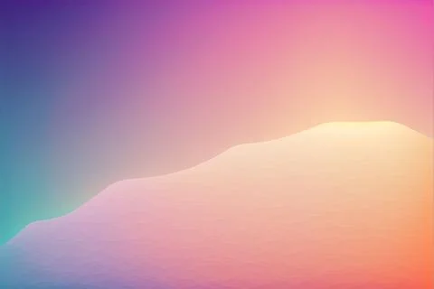 Abstract blurry pastel colored soft gradient background Stock Illustration