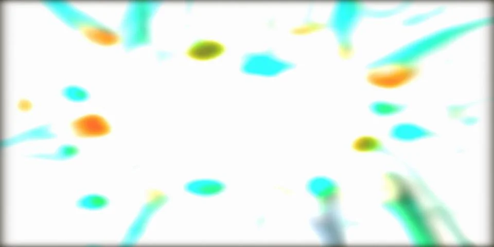 Abstract blurry shapes with soft gradient colors on light background Stock Illustration