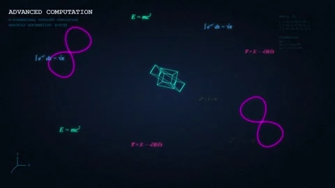 Abstract Bn (49) Glowing Particles Background Video stock 335032476