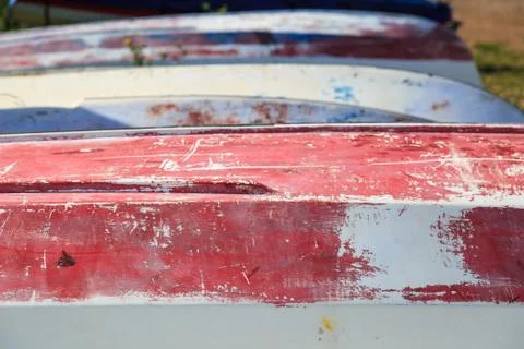 Abstract Boats Foto stock