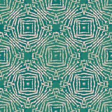 Abstract bohemian seamless vector pattern Illustrazione stock
