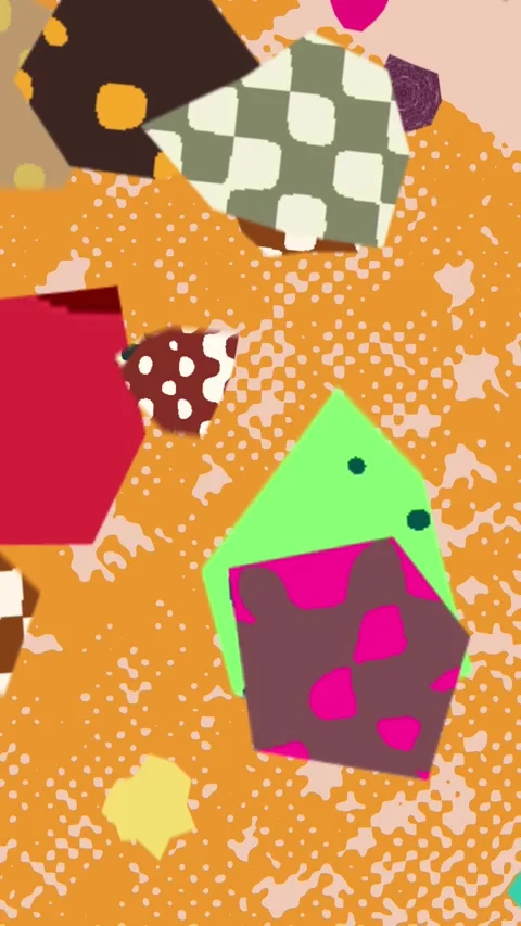 Abstract Boho Grunge Design Stock Footage 297789086