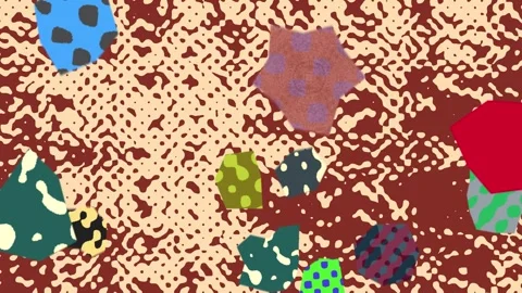 Abstract Boho Grunge Design Stock Footage 297791869