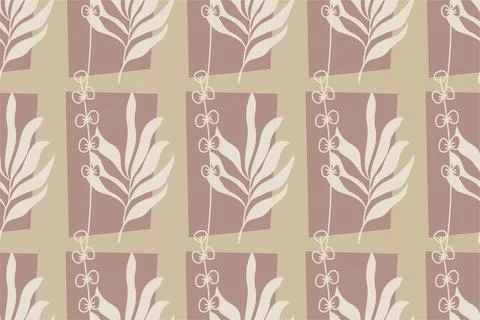 Abstract boho seamless pattern background Illustrazione stock