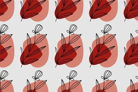 Abstract boho seamless pattern background Illustrazione stock