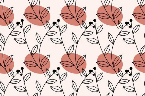 Abstract boho seamless pattern background Stock Illustration