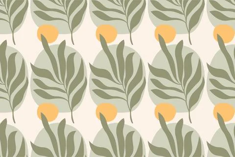 Abstract boho seamless pattern background Stock Illustration