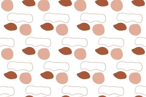 Abstract boho seamless pattern background illustration Illustrazione stock