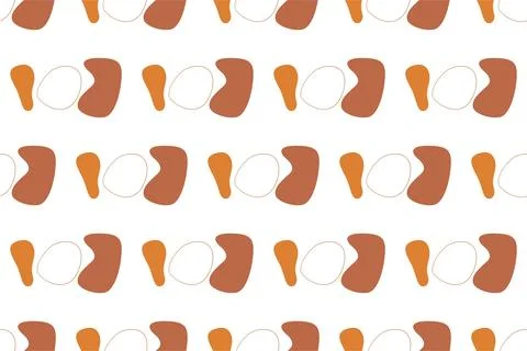 Abstract boho seamless pattern background illustration Stock Illustration