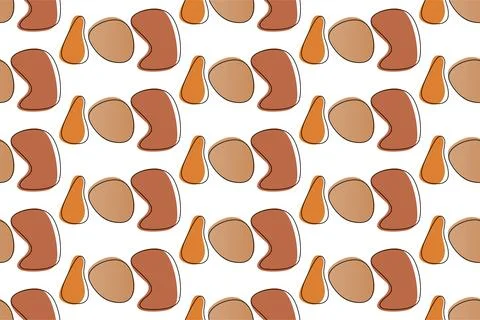 Abstract boho seamless pattern background illustration Stock Illustration