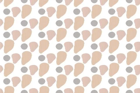 Abstract boho seamless pattern background illustration Illustrazione stock