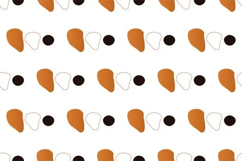 Abstract boho seamless pattern background illustration Illustrazione stock