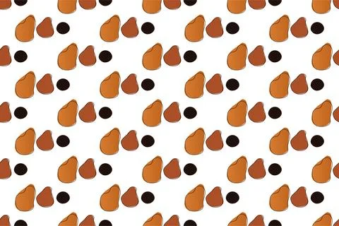 Abstract boho seamless pattern background illustration Stock Illustration