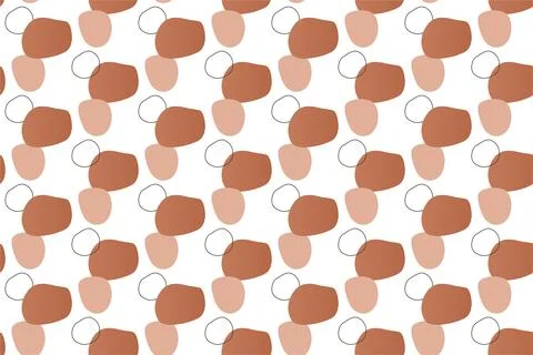 Abstract boho seamless pattern background illustration Illustrazione stock