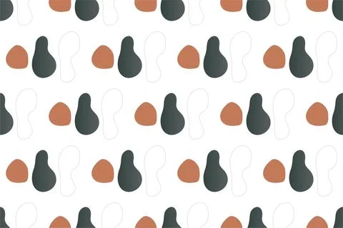 Abstract boho seamless pattern background illustration Stock Illustration