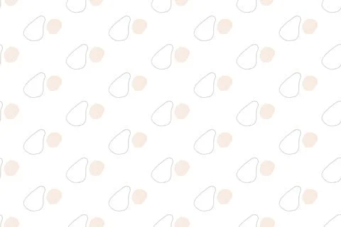 Abstract boho seamless pattern background illustration Stock Illustration