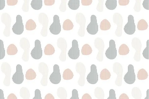 Abstract boho seamless pattern background illustration Illustrazione stock