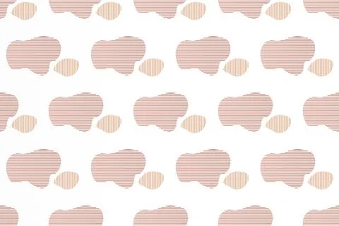 Abstract boho seamless pattern background illustration Stock Illustration