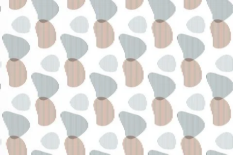 Abstract boho seamless pattern background illustration Stock Illustration