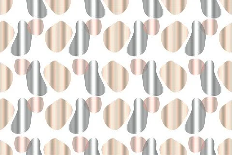 Abstract boho seamless pattern background illustration Stock Illustration