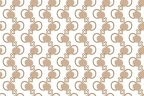 Abstract boho seamless pattern background illustration Stock Illustration