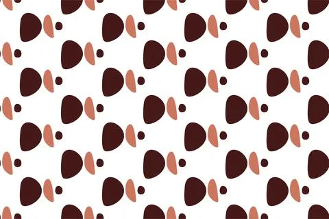 Abstract boho seamless pattern background illustration Illustrazione stock