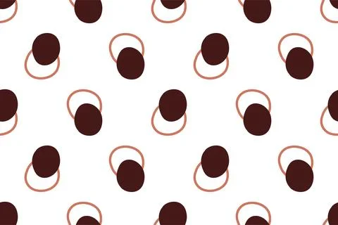 Abstract boho seamless pattern background illustration Illustrazione stock