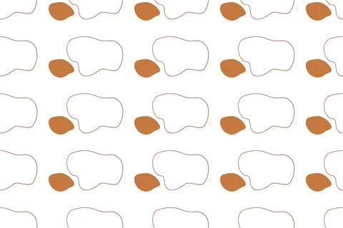 Abstract boho seamless pattern background illustration Stock Illustration