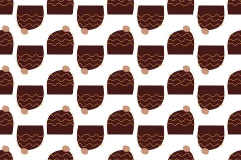 Abstract boho seamless pattern background illustration Illustrazione stock