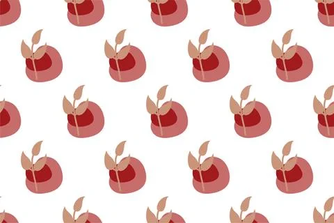 Abstract boho seamless pattern background illustration Stock Illustration