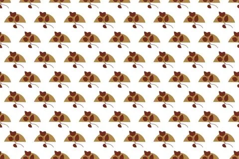 Abstract boho seamless pattern background illustration Illustrazione stock
