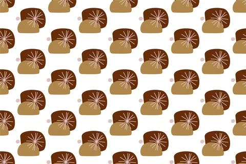 Abstract boho seamless pattern background illustration Illustrazione stock