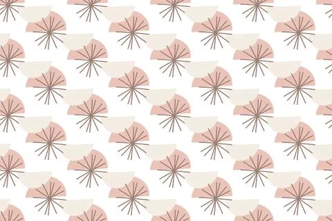 Abstract boho seamless pattern background illustration Stock Illustration