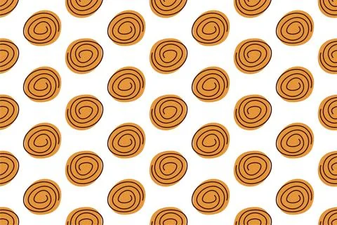 Abstract boho seamless pattern background illustration Illustrazione stock