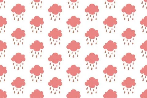 Abstract boho seamless pattern background illustration Illustrazione stock