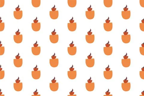 Abstract boho seamless pattern background illustration Illustrazione stock