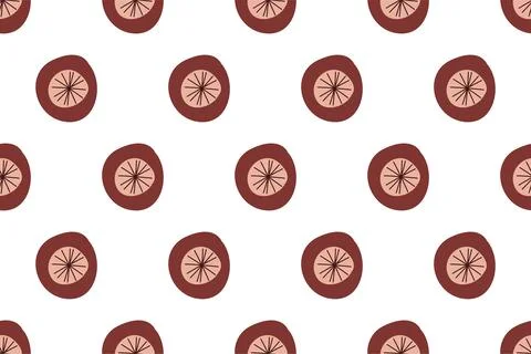 Abstract boho seamless pattern background illustration Stock Illustration