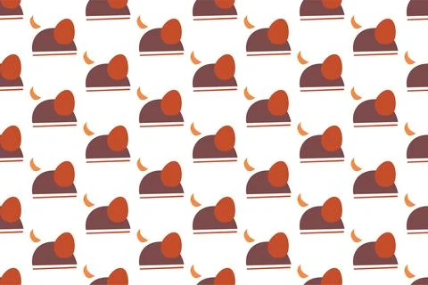Abstract boho seamless pattern background illustration 스톡 일러스트